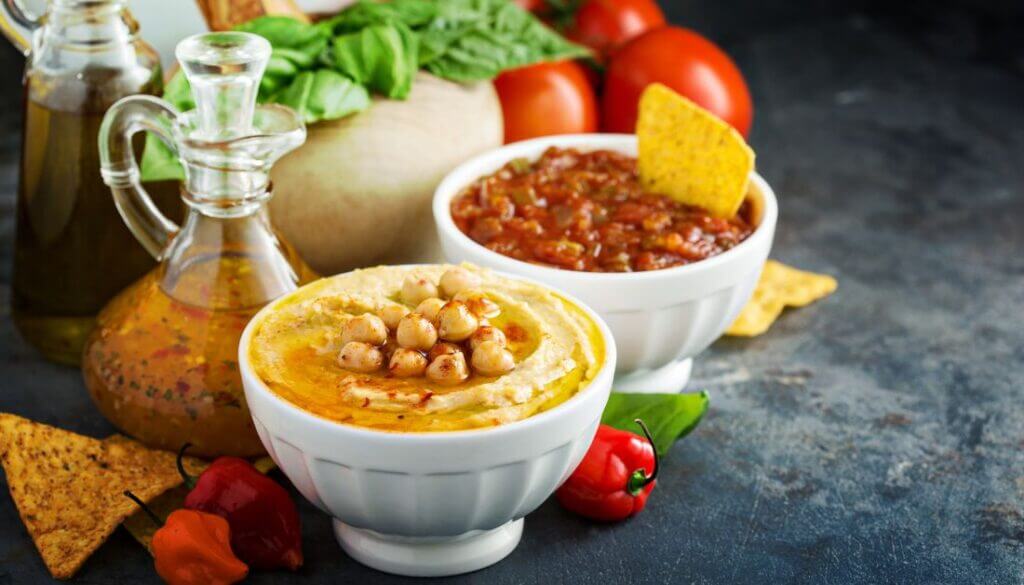 Hummus With Salsa